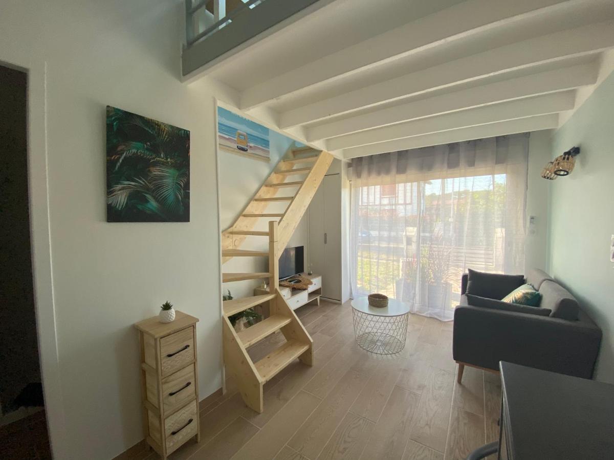 Superbe appartement climatisé avec jardin entre mer et montagne Anglet Exterior foto
